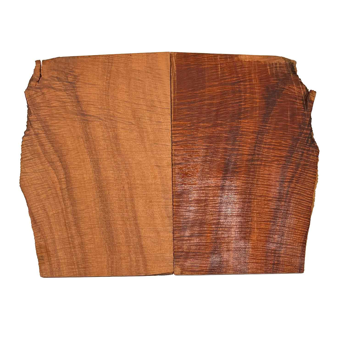 Flame Koa Bookmatched Burl 11-1/2" x 6-1/2" x 3/16" #2004 - Exotic Wood Zone 