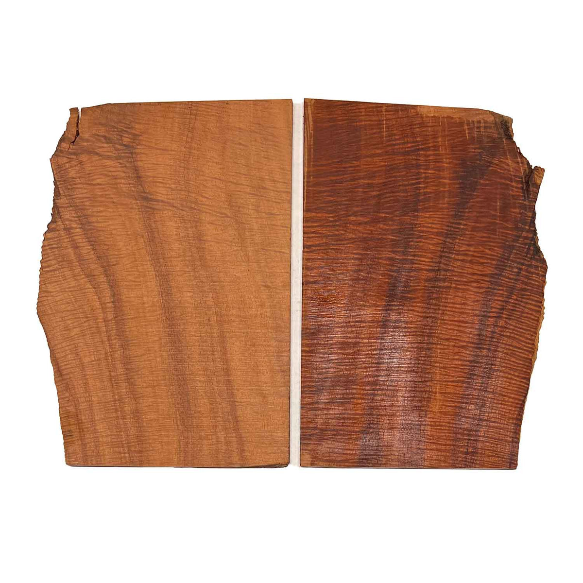 Flame Koa Bookmatched Burl 11-1/2" x 6-1/2" x 3/16" #2004 - Exotic Wood Zone 