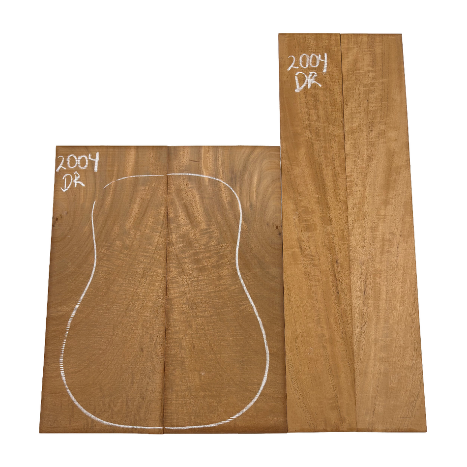 Juego de fondo y aros de guitarra de grado AAAA Dreadnought de palisandro de la India Oriental #61 