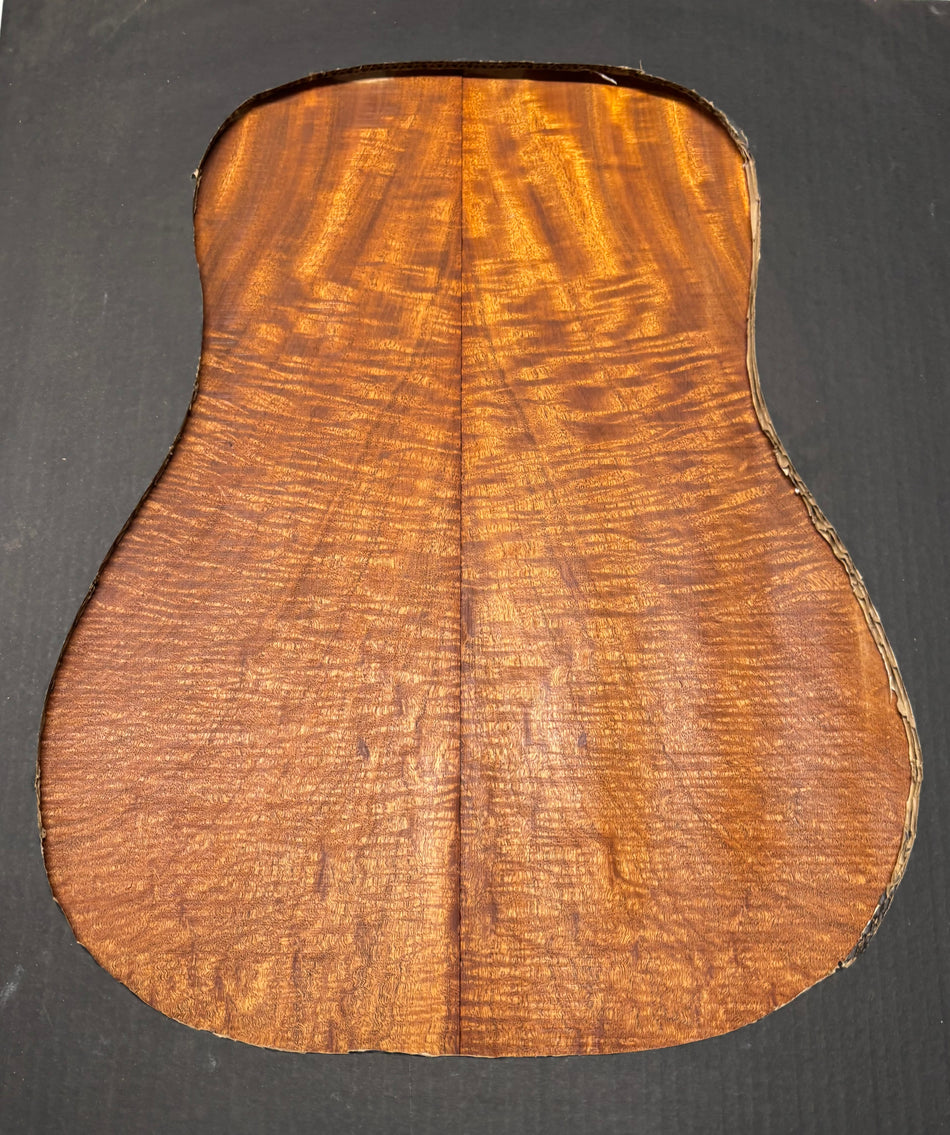 Juego de fondo y aros de guitarra de grado AAAA Dreadnought de palisandro de la India Oriental #61 