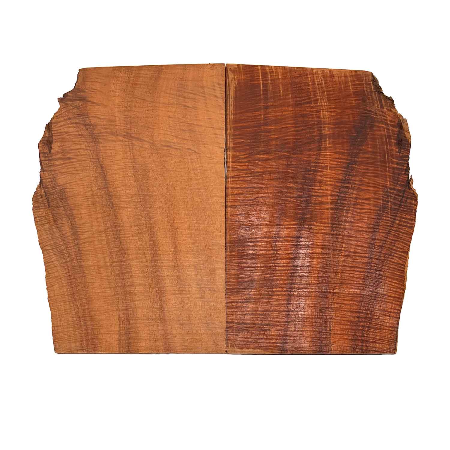 Flame Koa Bookmatched Burl 11-1/2" x 7-1/2" x 3/16" #2005 - Exotic Wood Zone 