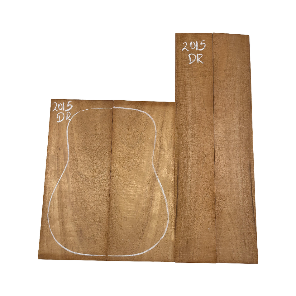 Juego de fondo y aros de guitarra de grado AAAA Dreadnought de palisandro de la India Oriental #61 