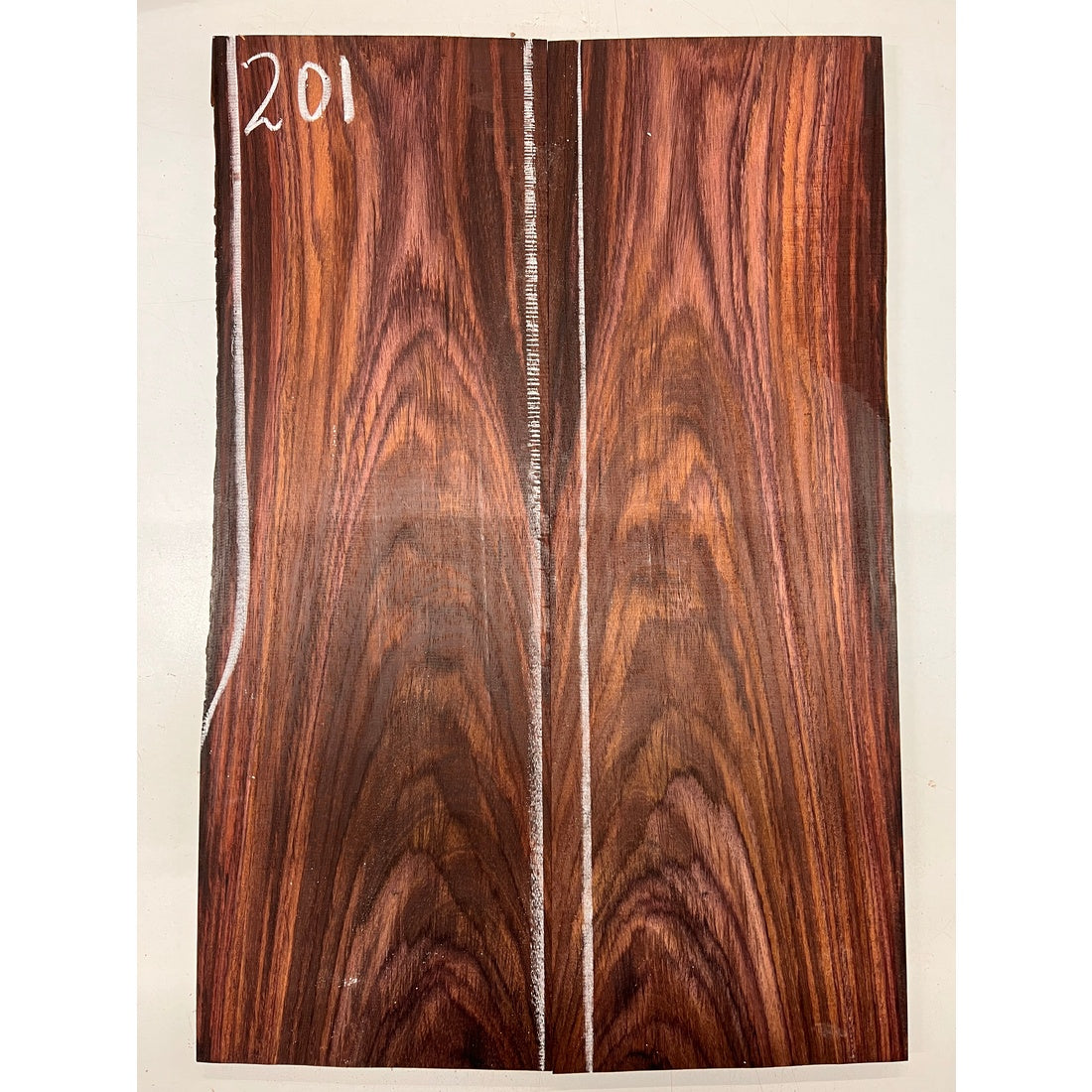 East Indian Rosewood Electric Guitar Drop Top | Book Matched Sets  22" x 7-1/2" x 3/8"  #201 - Exotic Wood Zone - Buy online Across USA 