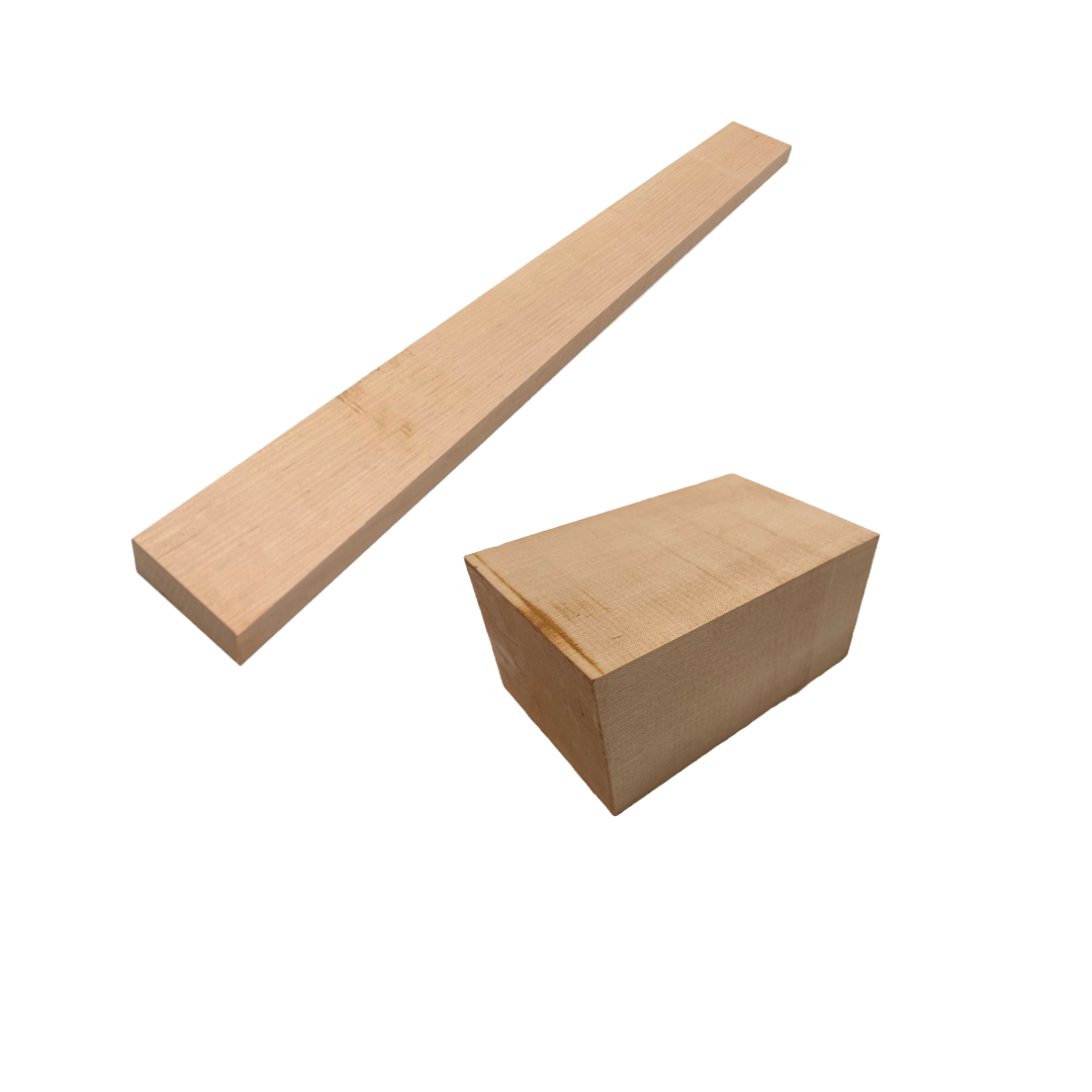 Neck Blank + Heel Block Combo | Hard Maple - Exotic Wood Zone - Buy online Across USA 