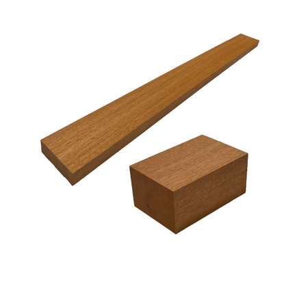 Neck Blank + Heel Block Combo | Honduran Mahogany - Exotic Wood Zone - Buy online Across USA 