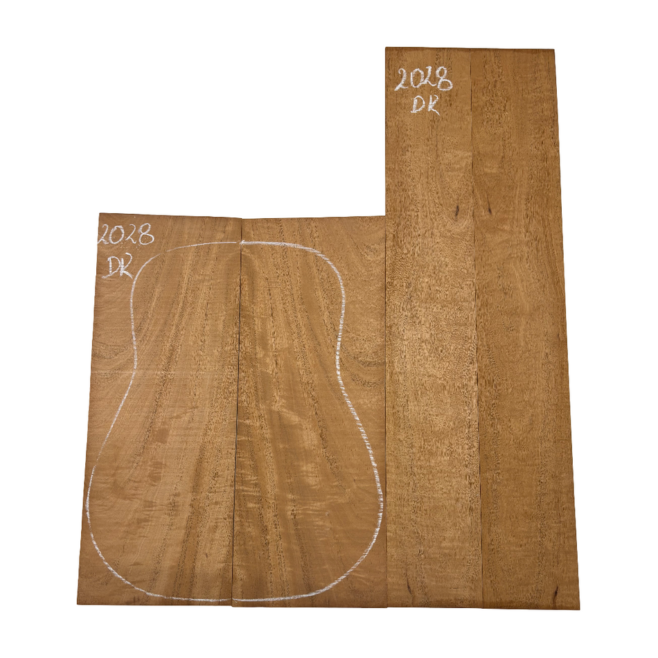 Juego de fondo y aros de guitarra de grado AAAA Dreadnought de palisandro de la India Oriental #61 