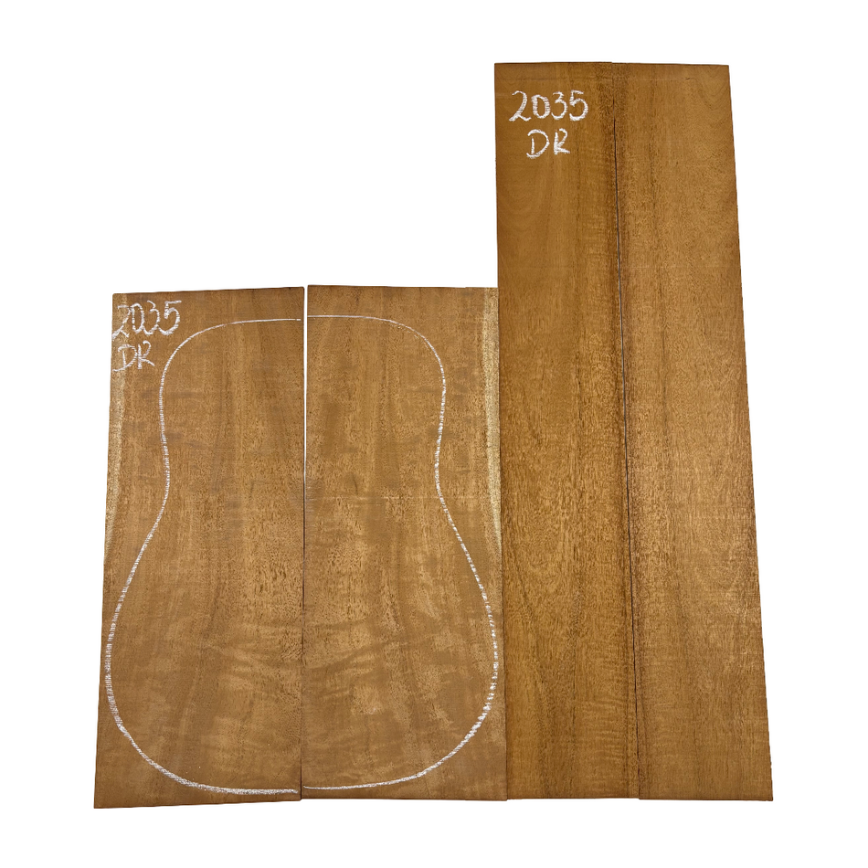 Juego de fondo y aros de guitarra de grado AAAA Dreadnought de palisandro de la India Oriental #61 