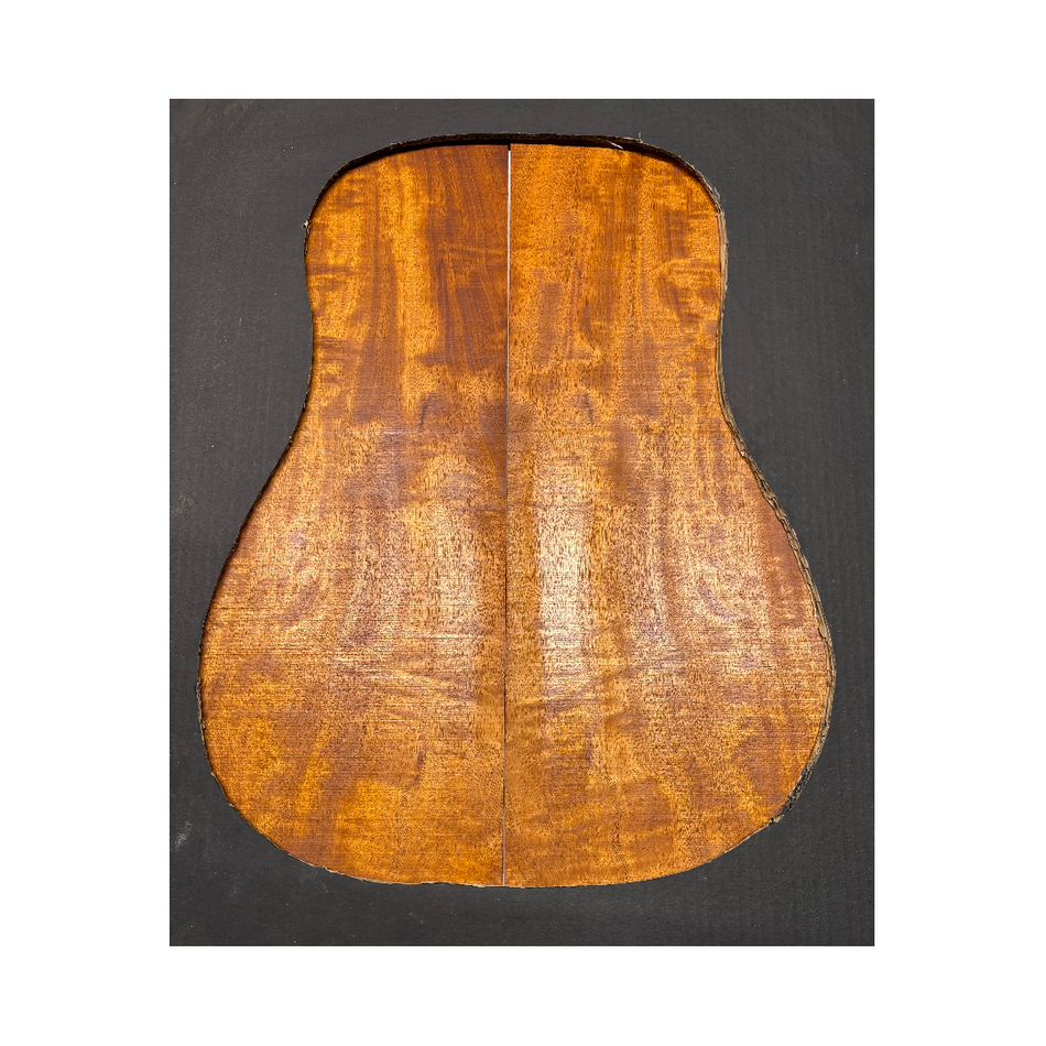 Juego de fondo y aros de guitarra de grado AAAA Dreadnought de palisandro de la India Oriental #61 