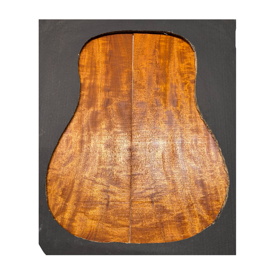 Juego de fondo y aros de guitarra de grado AAAA Dreadnought de palisandro de la India Oriental #61 