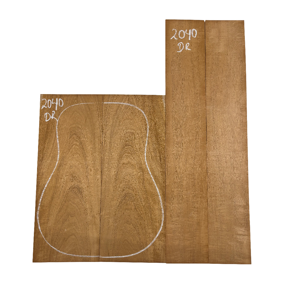 Juego de fondo y aros de guitarra de grado AAAA Dreadnought de palisandro de la India Oriental #61 