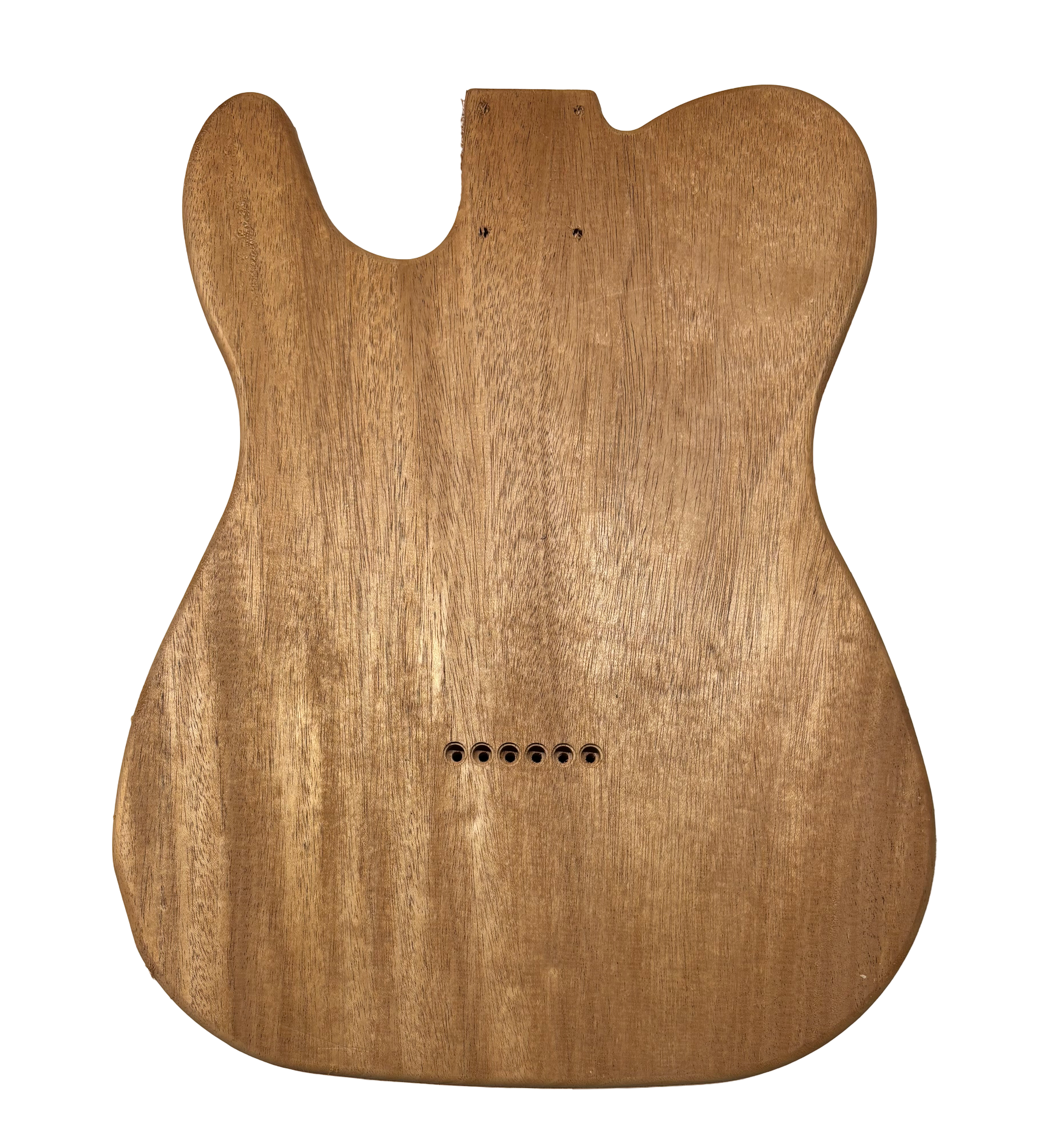 TL-Style African Mahogany Unfinished Fender Guitar Body #205 Exotic Wood Zone 