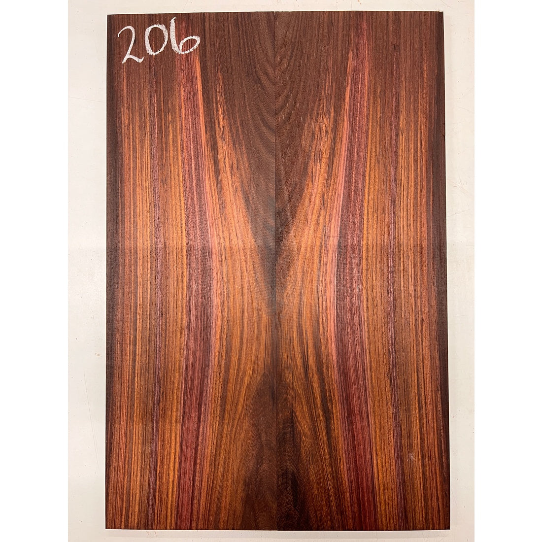 East Indian Rosewood Electric Guitar Drop Top | Book Matched Sets  22" x 7-1/2" x 3/8"  #206 - Exotic Wood Zone - Buy online Across USA 