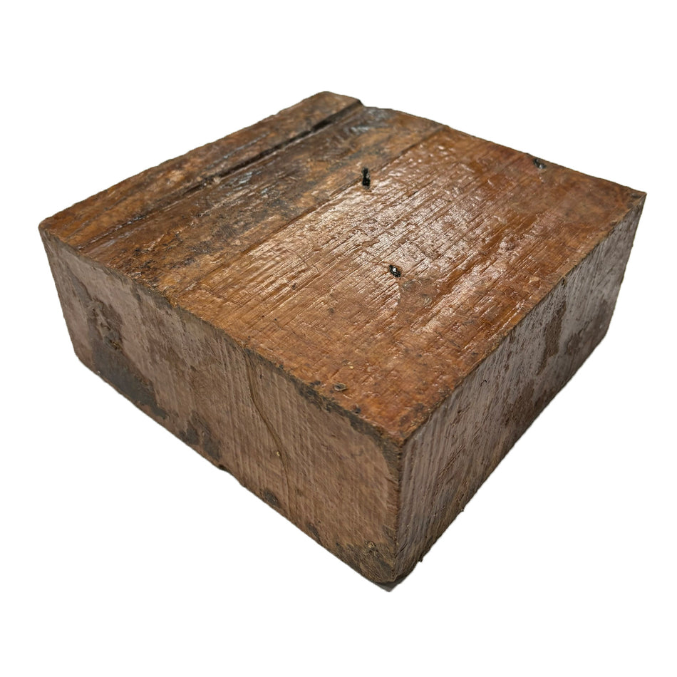 Australian Yellow Box Burl Wood Bowl Blank, 7" x 7" x 3" | #207