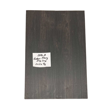 Gaboon Ebony Drop Top 21" x 7" x 3/8" #209-A - Exotic Wood Zone 