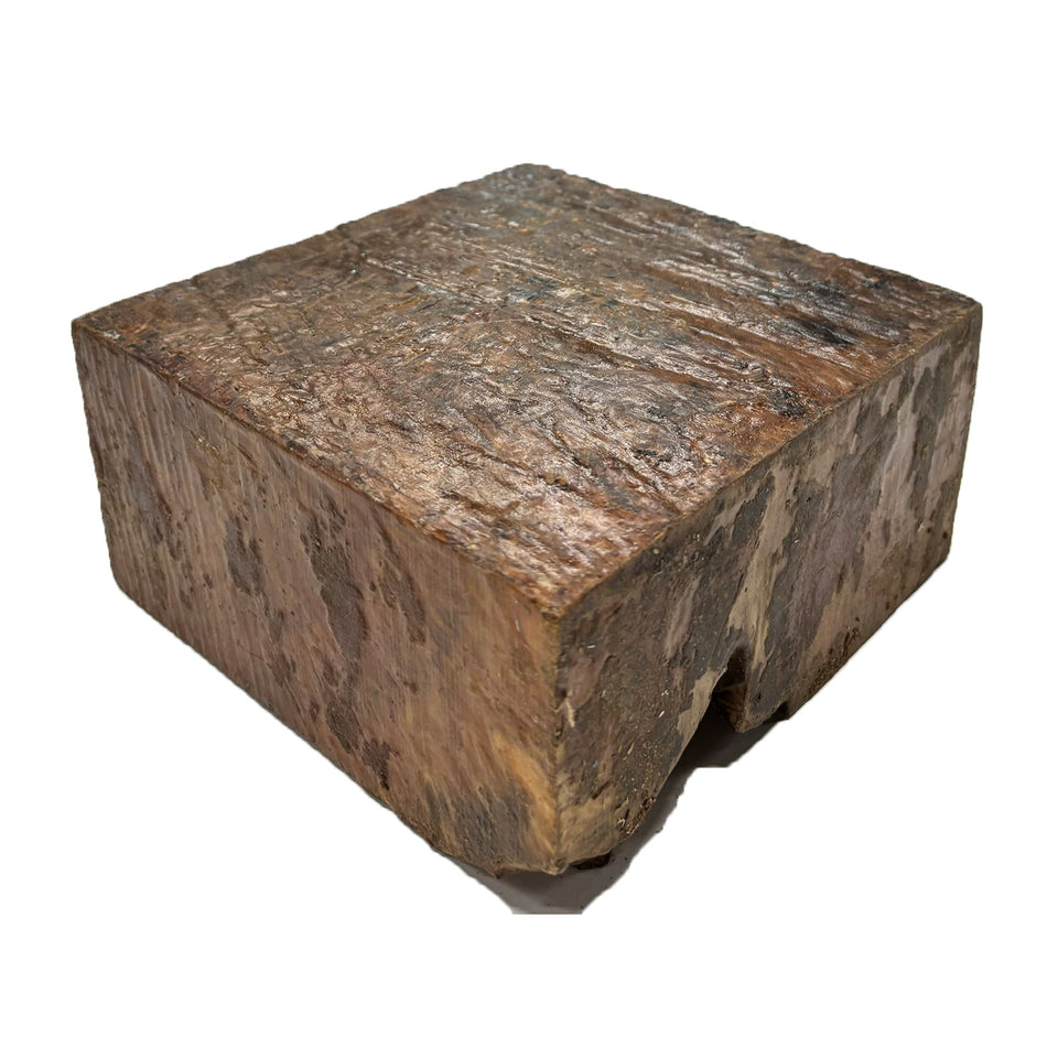 Australian Yellow Box Burl Wood Bowl Blank, 7" x 7" x 3" | #211