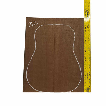 Sapele Dreadnought Guitar Back and Side Set 