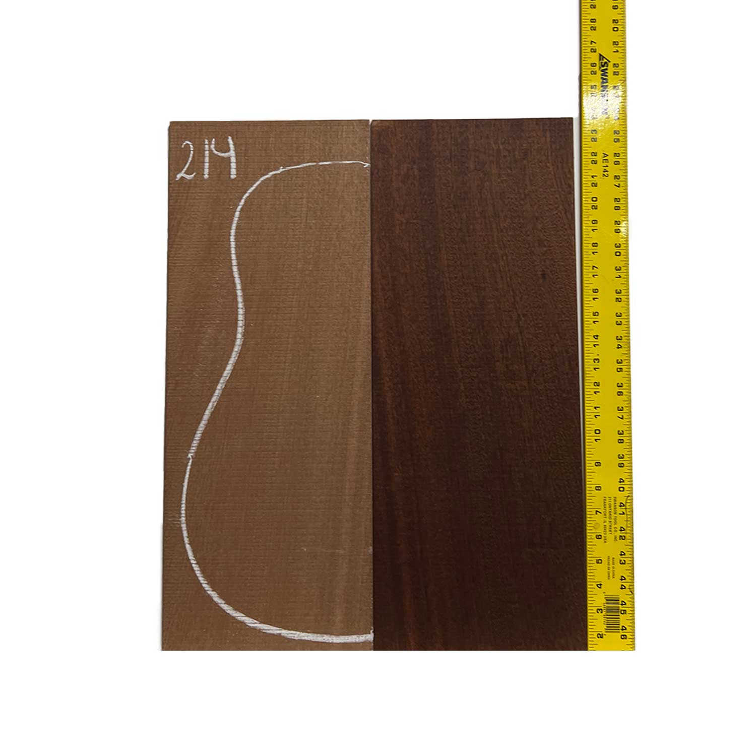 Sapele Dreadnought Guitar Back and Side Set 