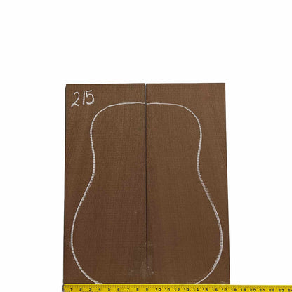 Sapele Dreadnought Guitar Back and Side Set 