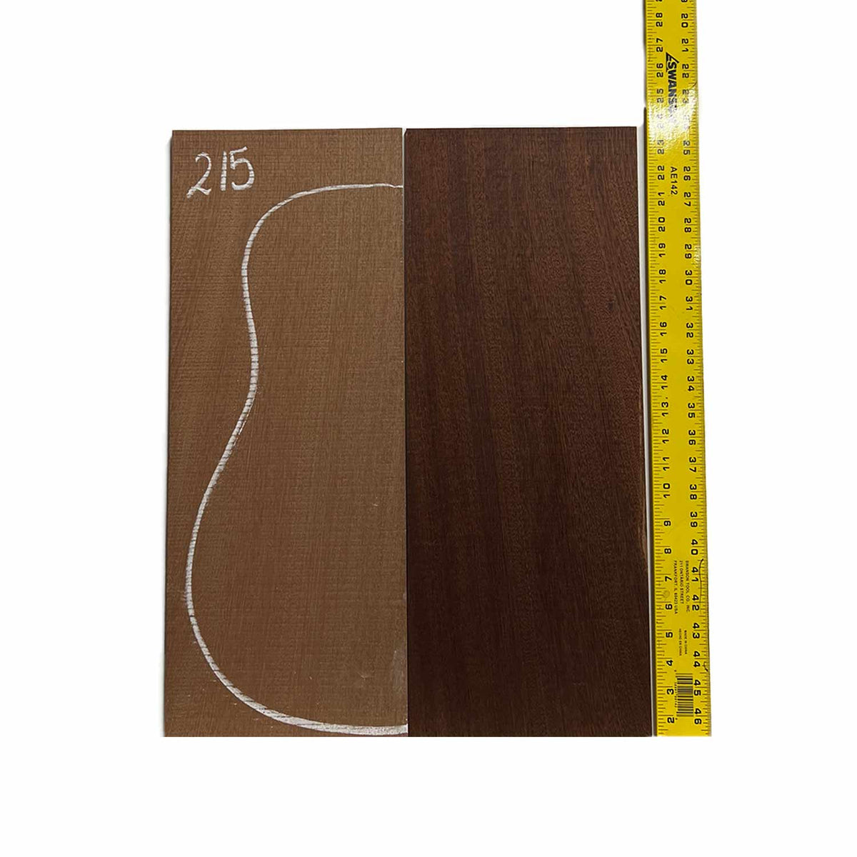 Sapele Dreadnought Guitar Back and Side Set #215 - Exotic Wood Zone Guitar Sets