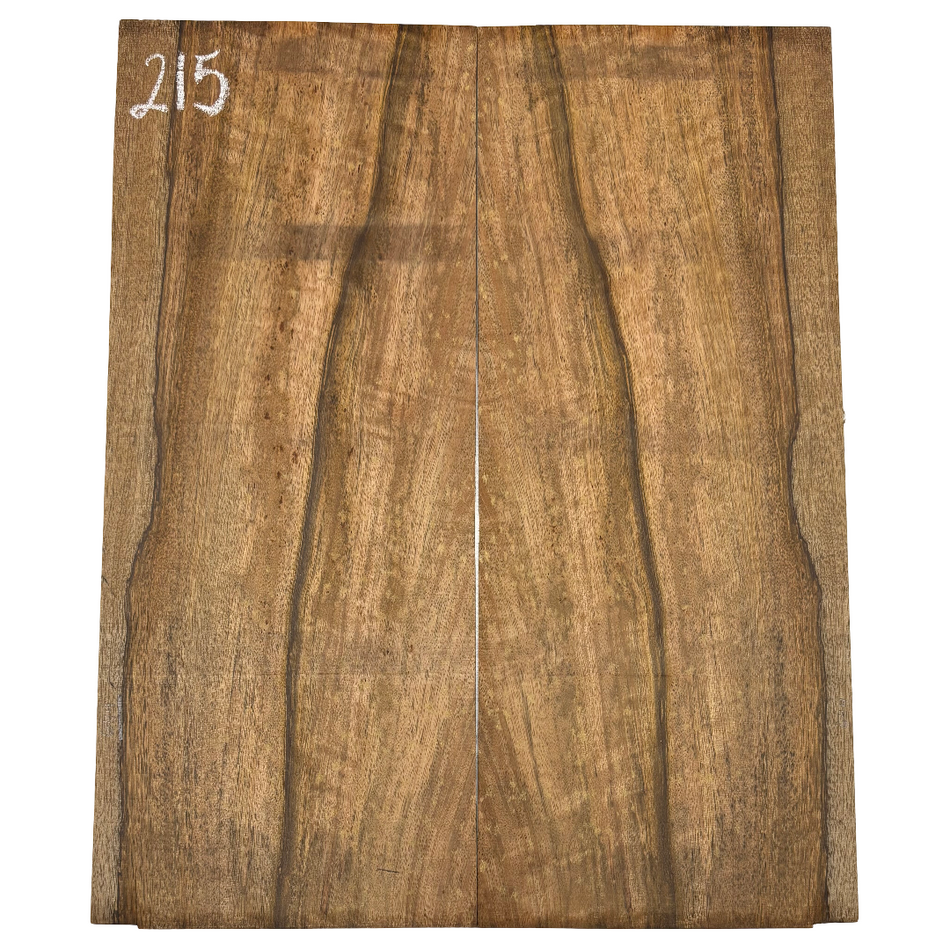 Flame Chocolate Mango Dreadnought Guitar Back Set #215