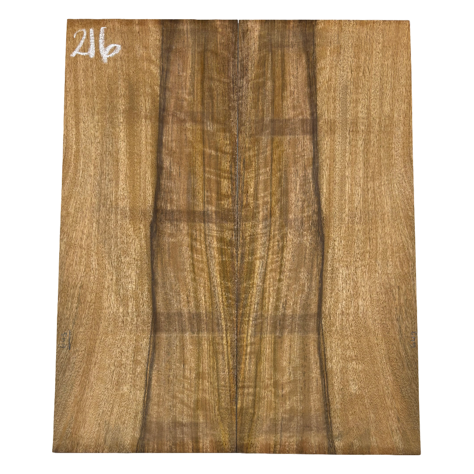 Flame Chocolate Mango Dreadnought Guitar Back Set #216