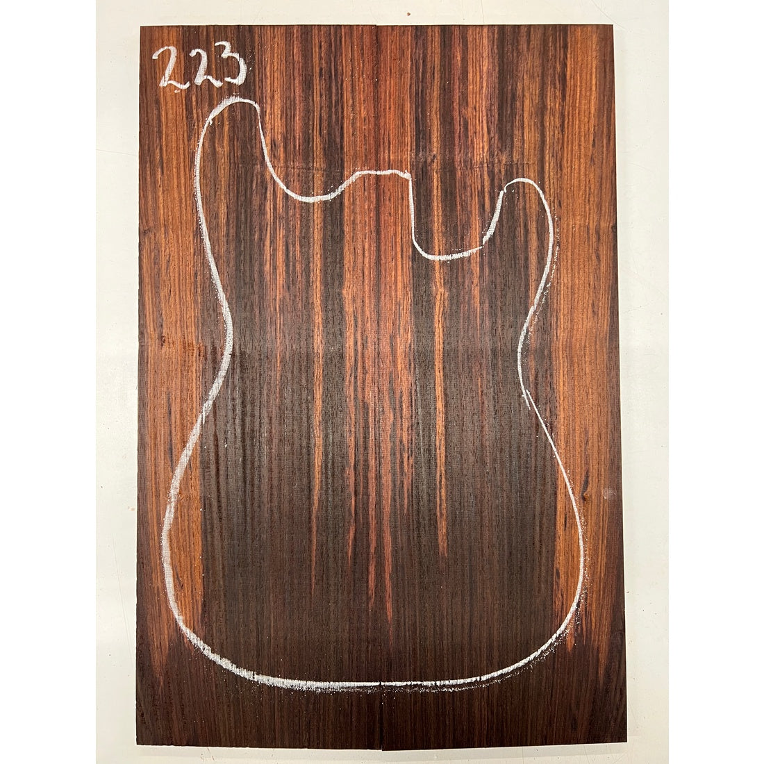 East Indian Rosewood Electric Guitar Drop Top | Book Matched Sets  22&quot; x 7-1/2&quot; x 3/8&quot;  