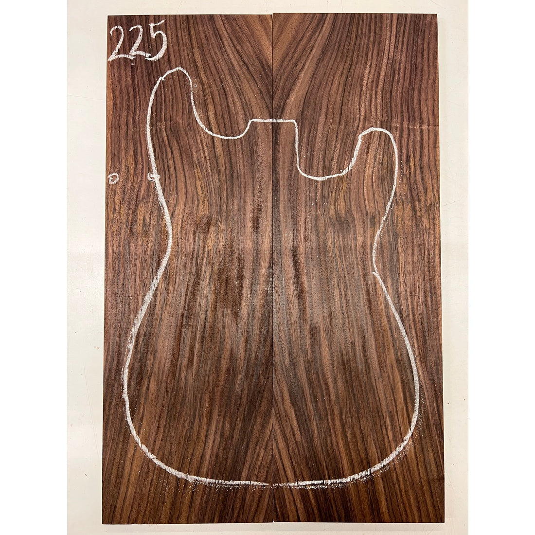 East Indian Rosewood Electric Guitar Drop Top | Book Matched Sets  22" x 7-1/2" x 3/8"  #225 - Exotic Wood Zone - Buy online Across USA 