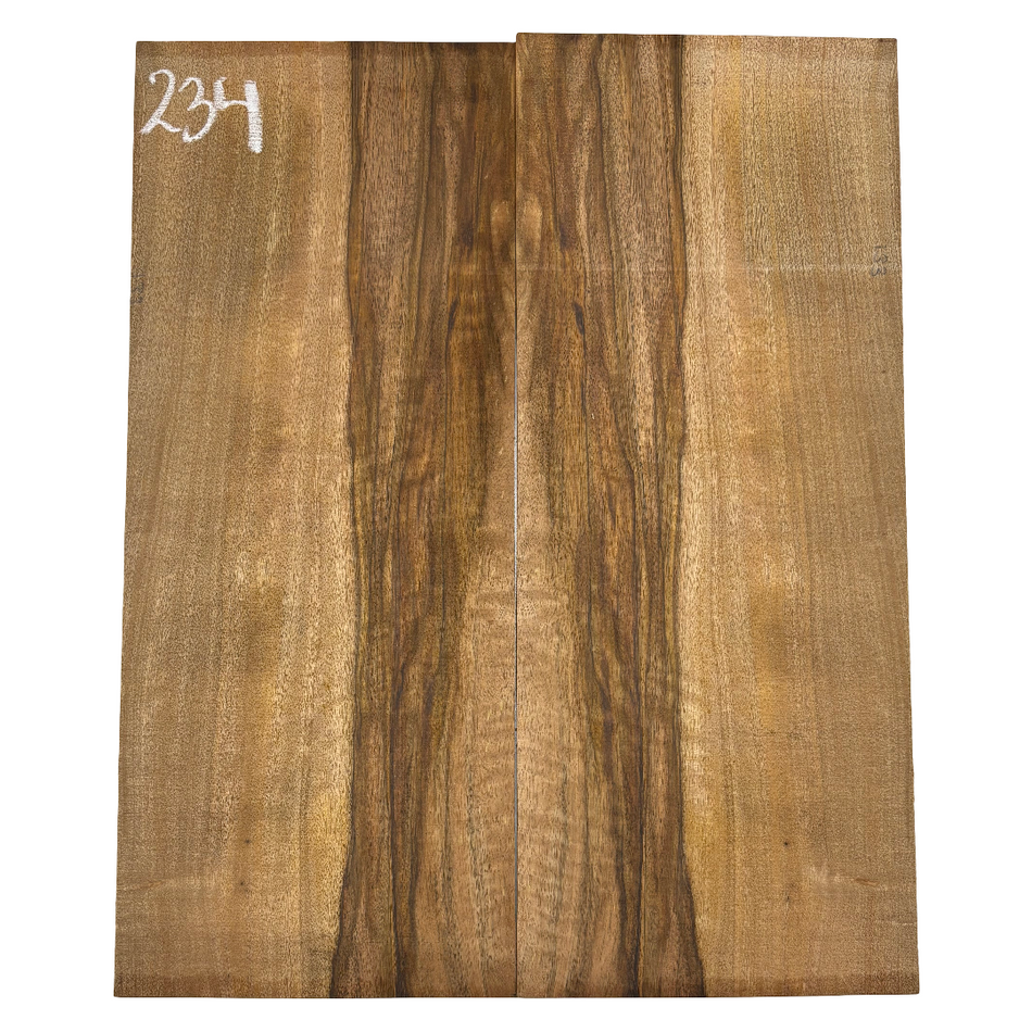 Flame Chocolate Mango Dreadnought Guitar Back Set #234