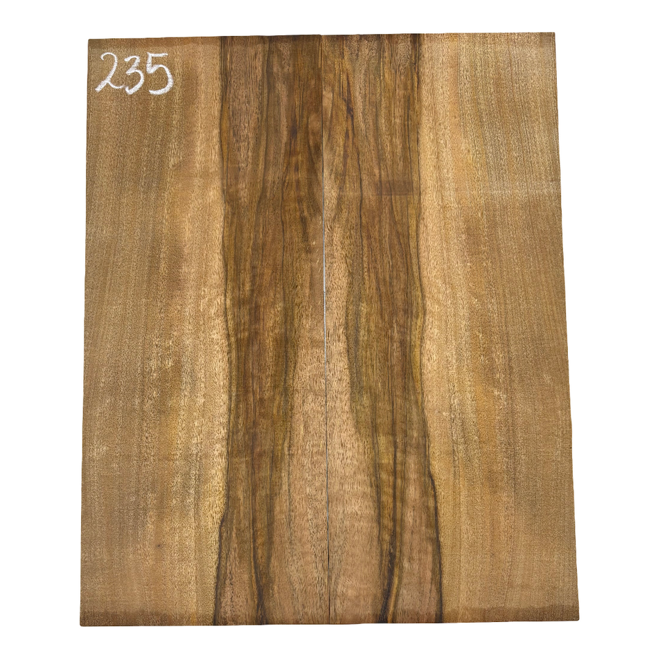 Flame Chocolate Mango Dreadnought Guitar Back Set #235