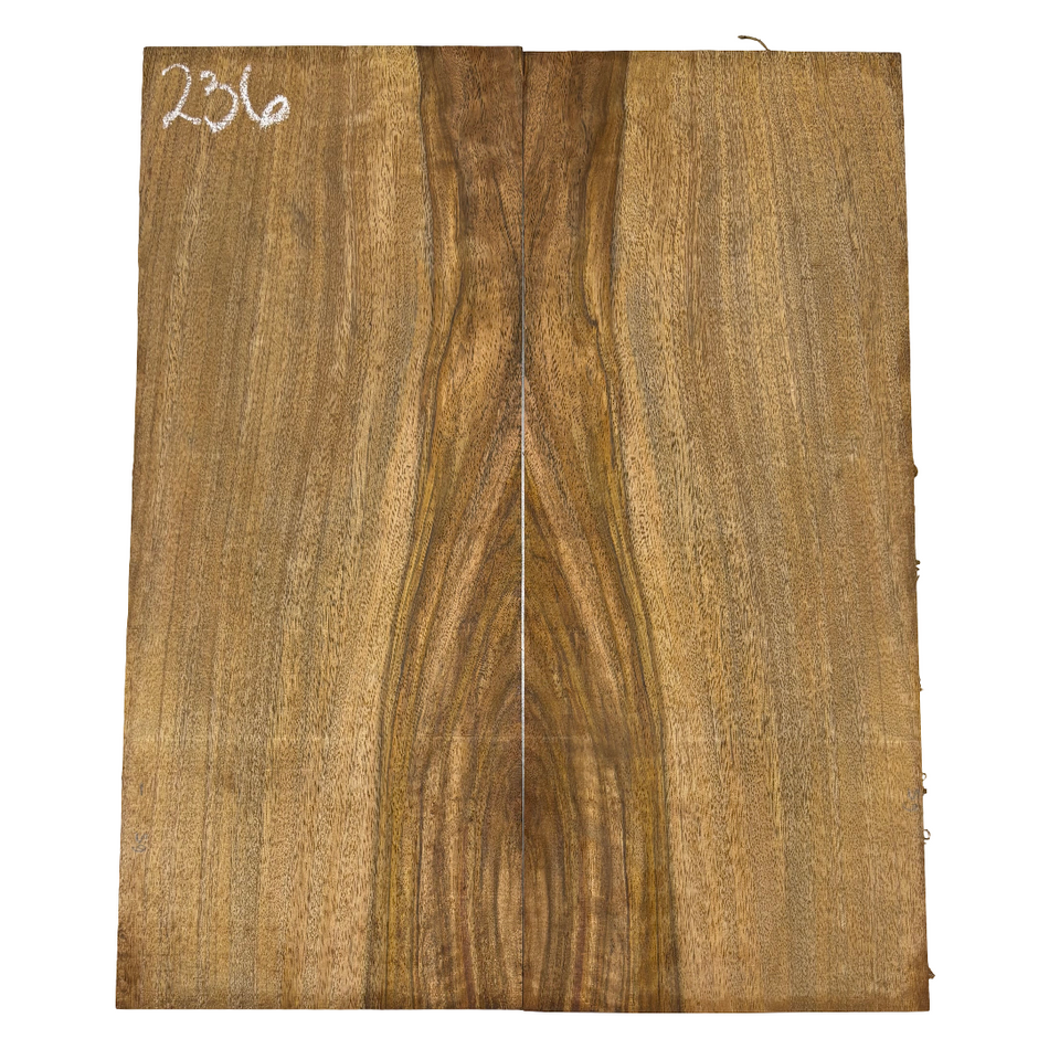 Flame Chocolate Mango Dreadnought Guitar Back Set #236