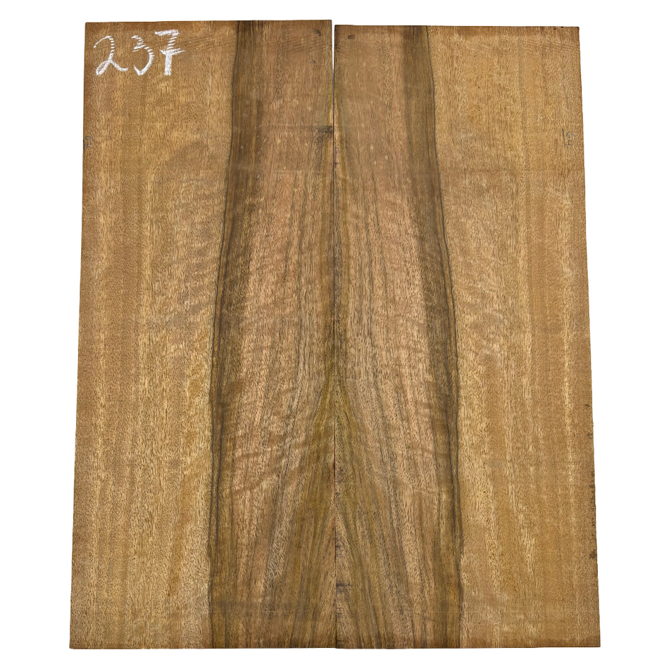 Flame Chocolate Mango Dreadnought Guitar Back Set #237