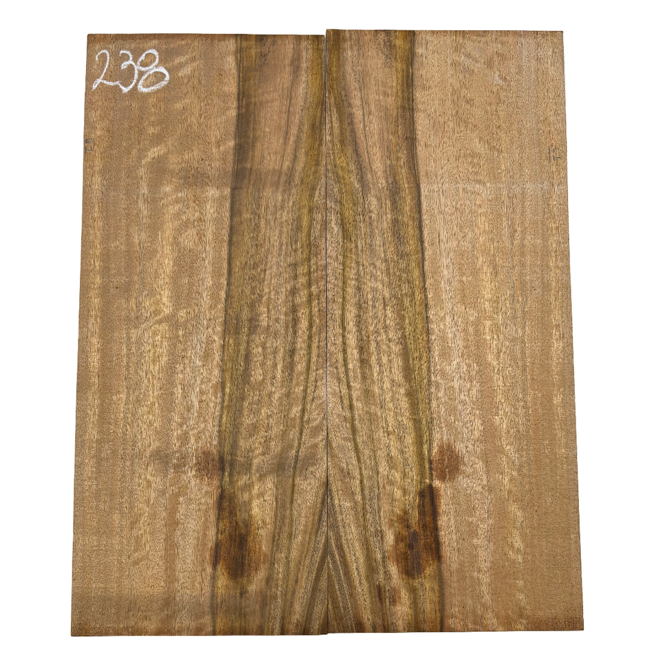 Flame Chocolate Mango Dreadnought Guitar Back Set #238