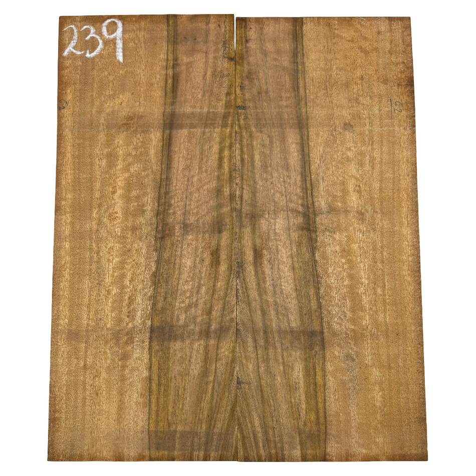 Flame Chocolate Mango Dreadnought Guitar Back Set #239