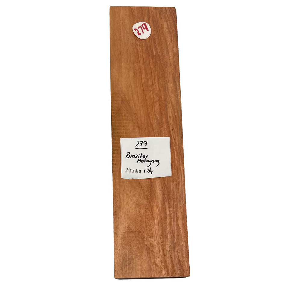 Brazilian Mahogany Lumber 24" x 6" x 1-3/4" #279