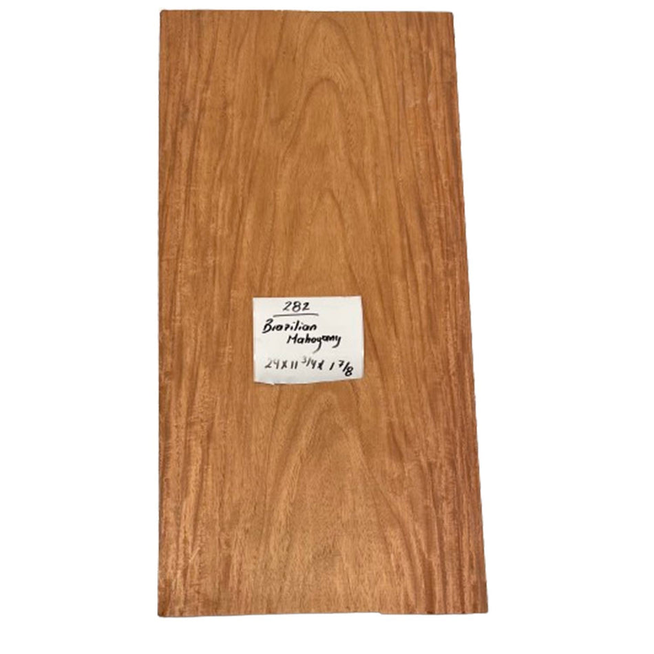 Brazilian Mahogany Lumber 24" x 11-3/4" x 1-7/8" #282