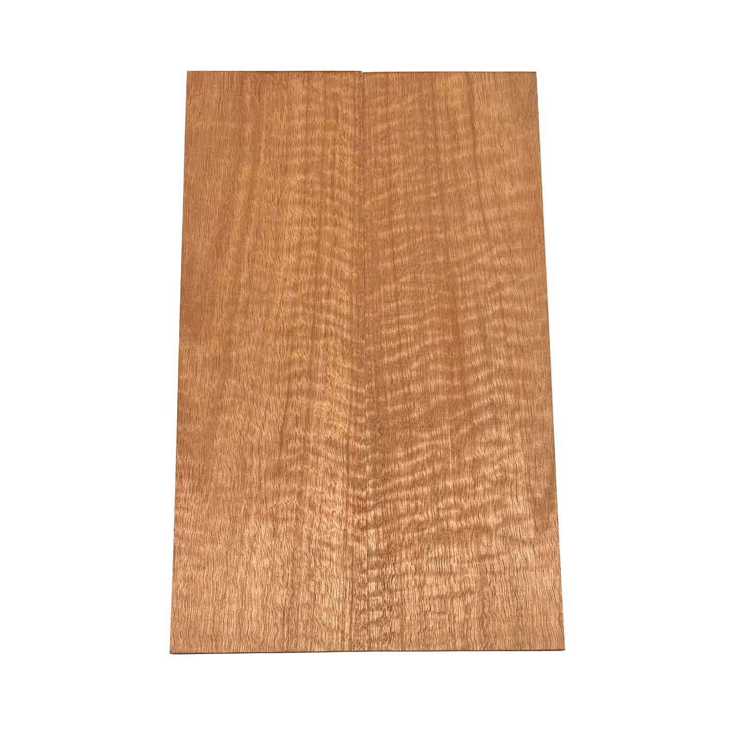 Curly Flame Honduran Mahogany Drop Top 24&quot; x 7-1/4&quot; x 1/4&quot; 