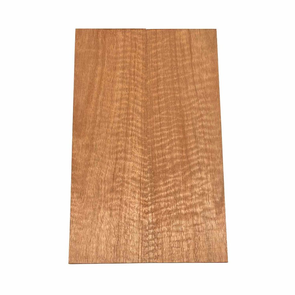 Curly Flame Honduran Mahogany Drop Top 24" x 7-1/4" x 1/4" #286 - Exotic Wood Zone 