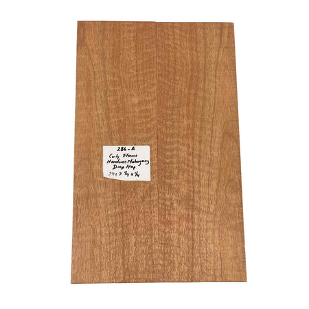 Curly Flame Honduran Mahogany Drop Top 24" x 7-1/4" x 1/4" #286-A - Exotic Wood Zone 