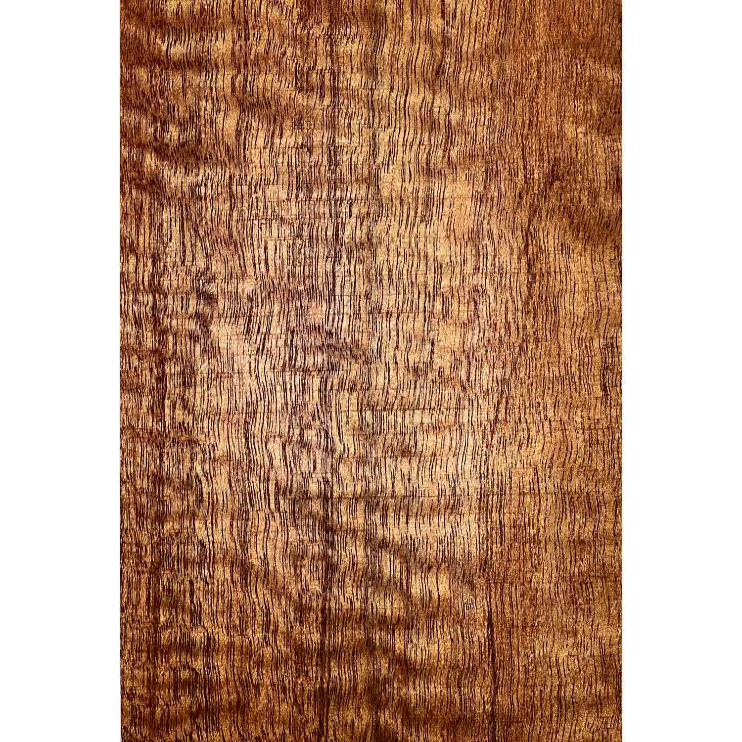 Curly Flame Honduran Mahogany Drop Top 24" x 7-1/4" x 1/4" #286-A - Exotic Wood Zone 