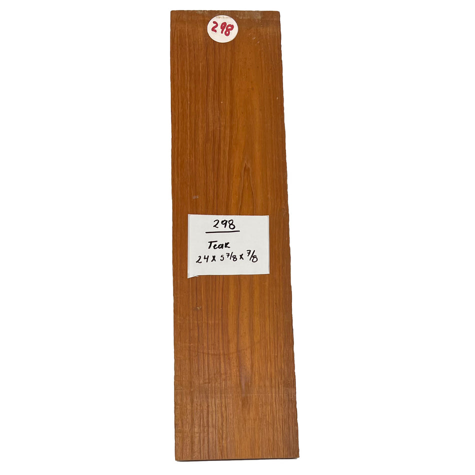 Teak Lumber 24" x 5-7/8" x 7/8" #298