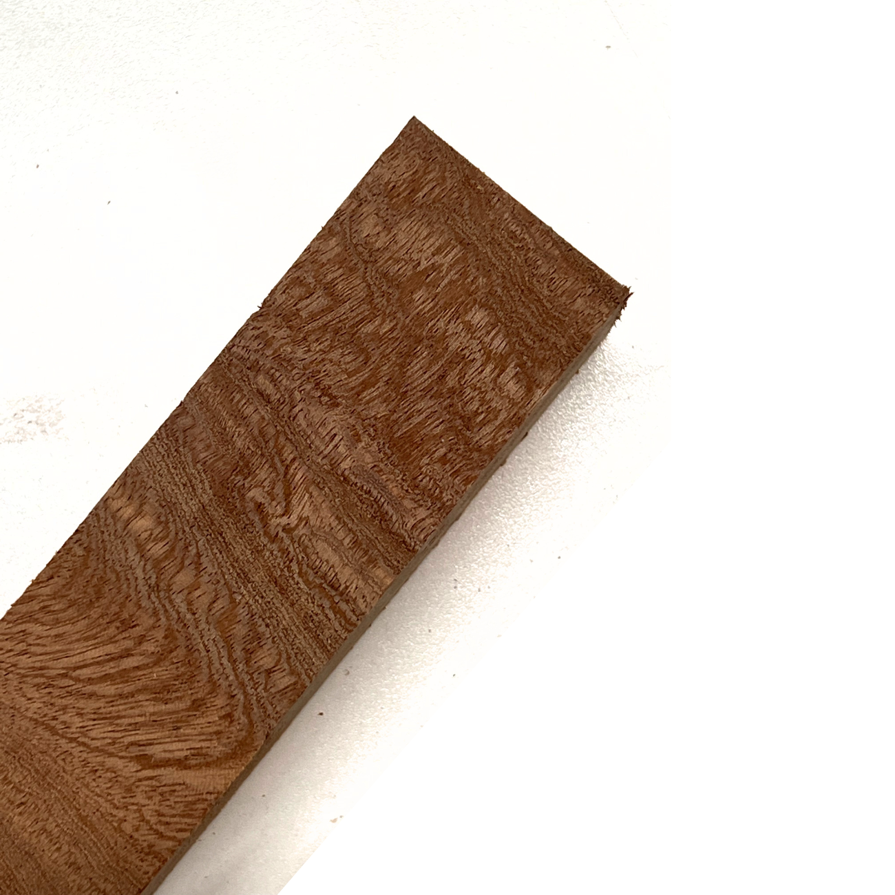 Pack Of 2, Quilted Curly Sapele Hardwood Turning Square Wood Blanks 1&quot; x 1&quot; x 18&quot; - Exotic Wood Zone - Buy online Across USA 