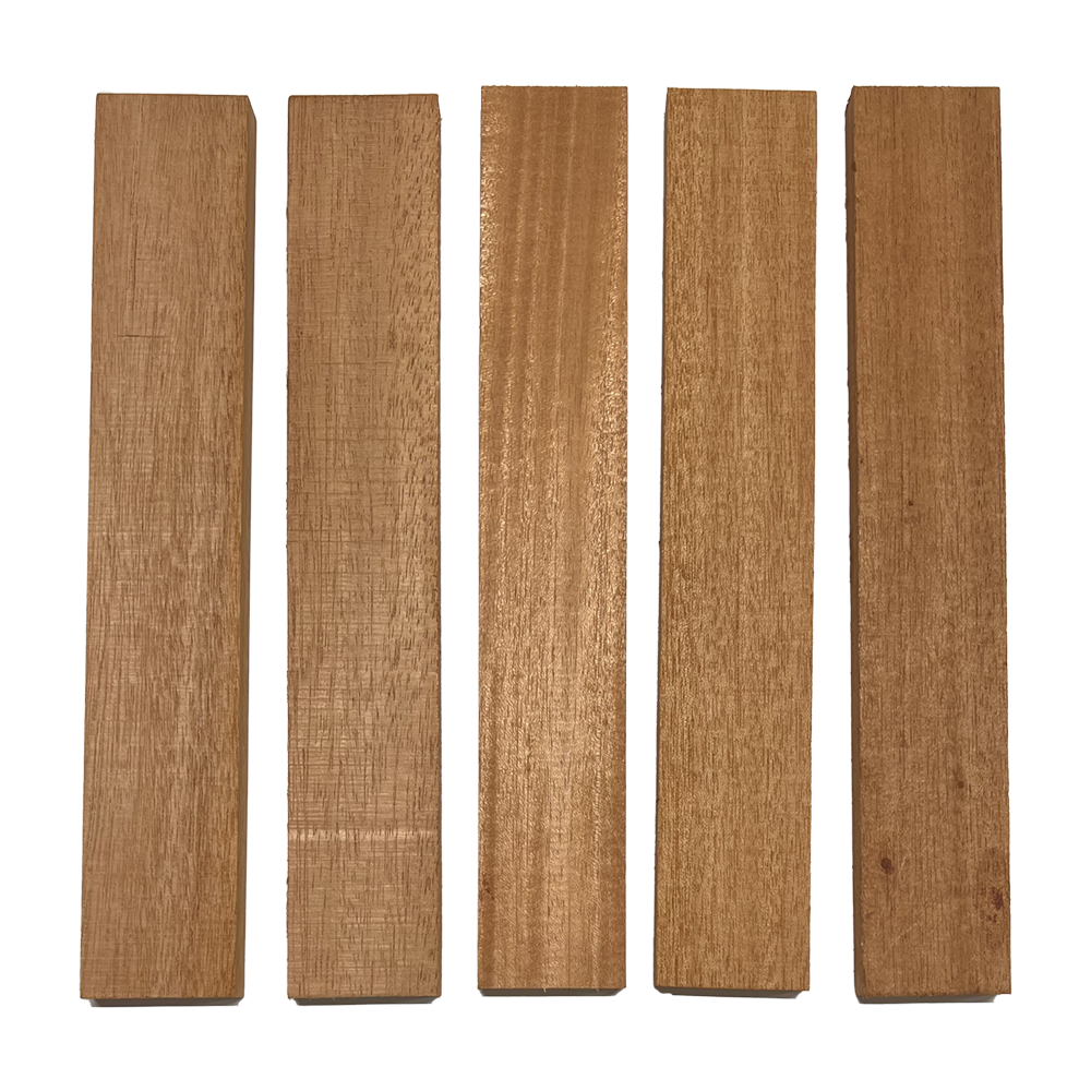 Pack of 5, Honduran Mahogany Wood Cut Offs, DIY Craft Carving Lumber Cutoffs - Exotic Wood Zone - Buy online Across USA 