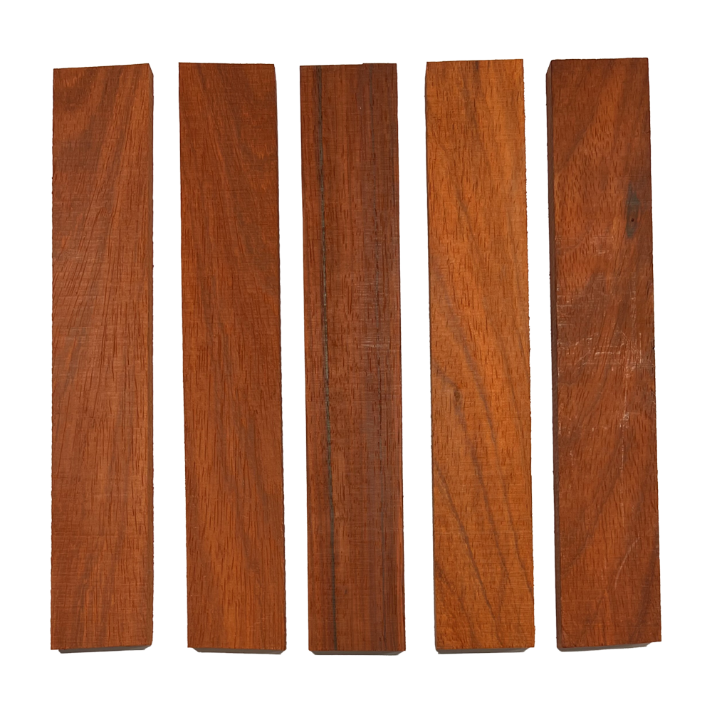 Pack of 5, Padauk Wood Cut Offs, DIY Craft Carving Lumber Cutoffs - Exotic Wood Zone - Buy online Across USA 