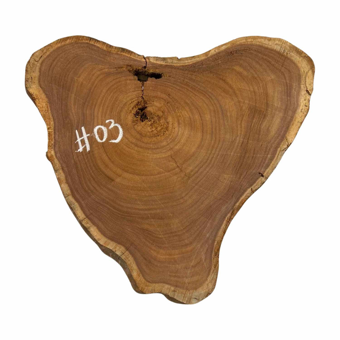 Hermosas y raras losas/galletas de borde vivo de madera negra africana - 24&quot;x24-1/2&quot;x3&quot;, 