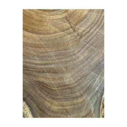 Hermosas y raras losas/galletas de borde vivo de madera negra africana - 24&quot;x24-1/2&quot;x3&quot;, 