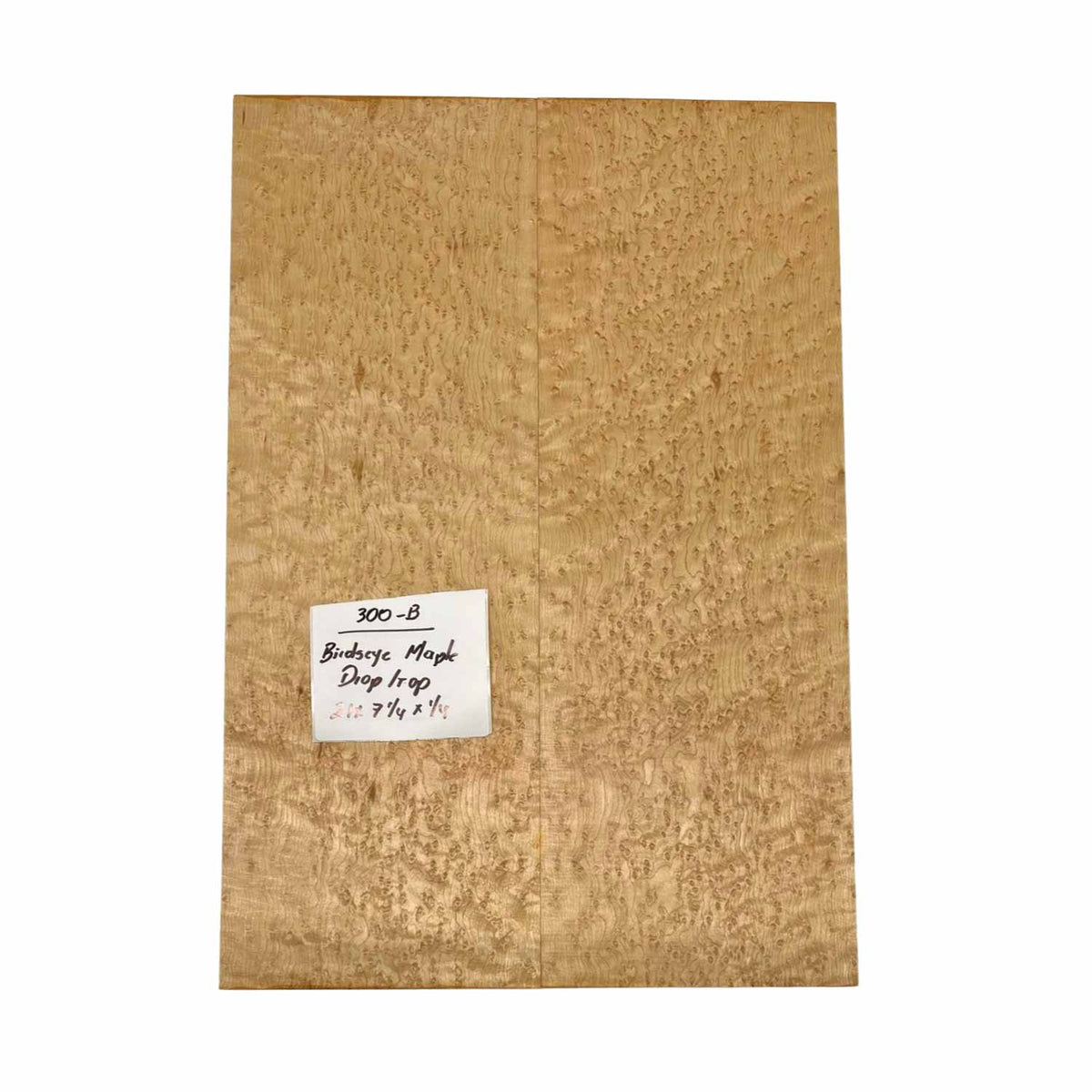 Birdseye Maple Drop Top 21" x 7-1/4" x 1/4" #300 - B - Exotic Wood Zone 