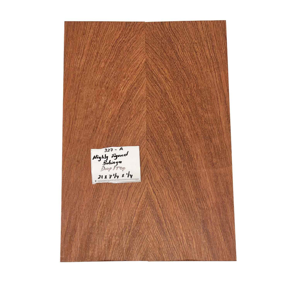 Figured Bubinga  Drop Top 21" x 7-1/4" x 1/4" #327 A - Exotic Wood Zone 