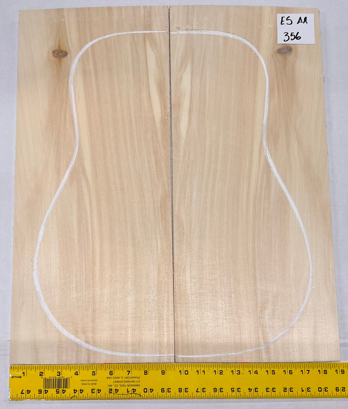 Engelmann Spruce Guitar Top Classical Bookmatched ES AA #356 - Exotic Wood Zone - Buy online Across USA 