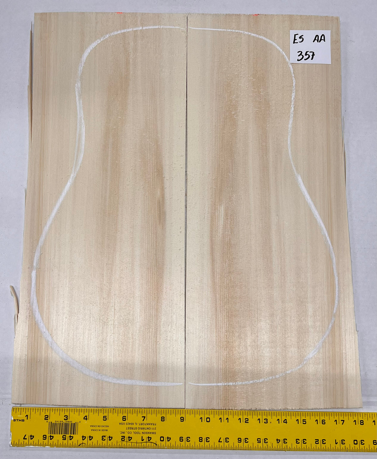 Engelmann Spruce Guitar Top Classical Bookmatched ES AA #357 - Exotic Wood Zone - Buy online Across USA 