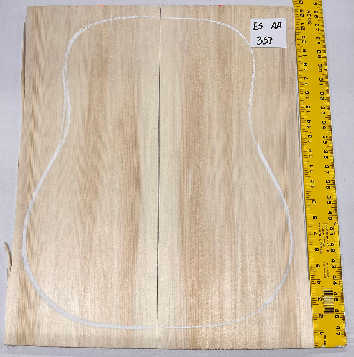 Engelmann Spruce Guitar Top Classical Bookmatched ES AA #357 - Exotic Wood Zone - Buy online Across USA 